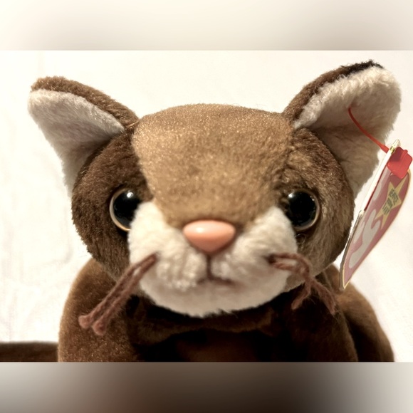 Ty Beanie Babies Pounce The Cat Beanie Baby 1997 Kitty - Picture 4 of 14